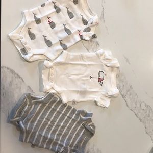 new baby Gap onesies.